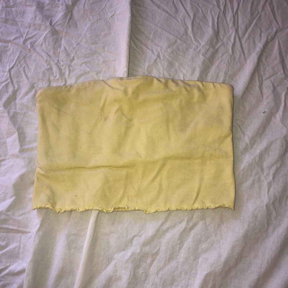 PacSun yellow tube top